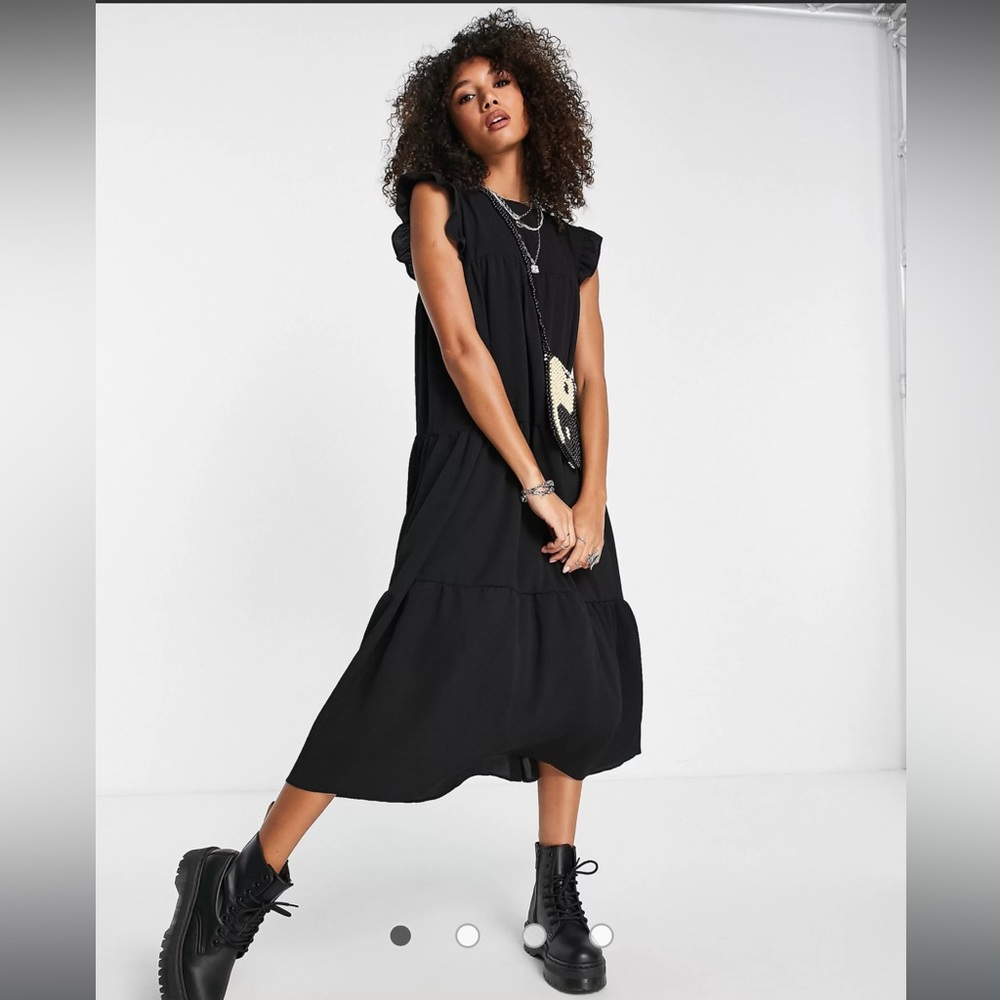 ASOS Frill Sleeve MIDI Dress